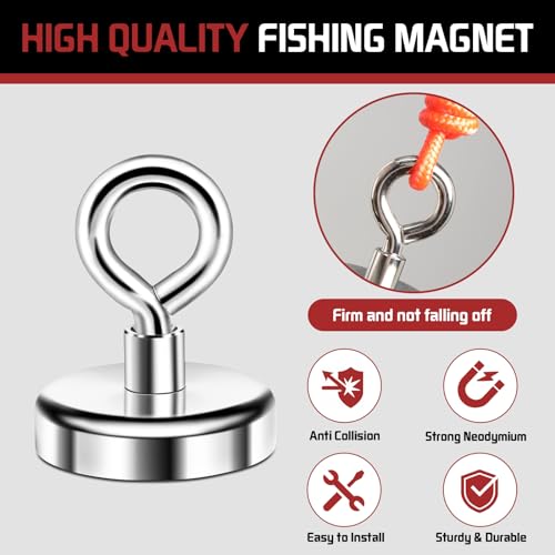 Rihegiant MAGNET S Force,Strong Retrieval Magnet N52 Neodymium Powerful thumb #2