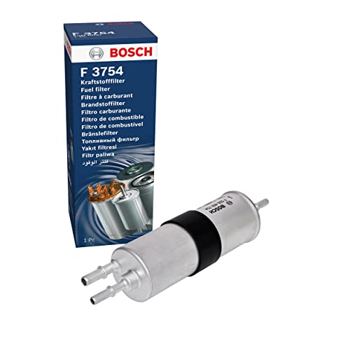 Bosch F3754 Filtro de Gasolina para Coche - Separa Partículas del Combustible, Protege el Sistema de Inyección