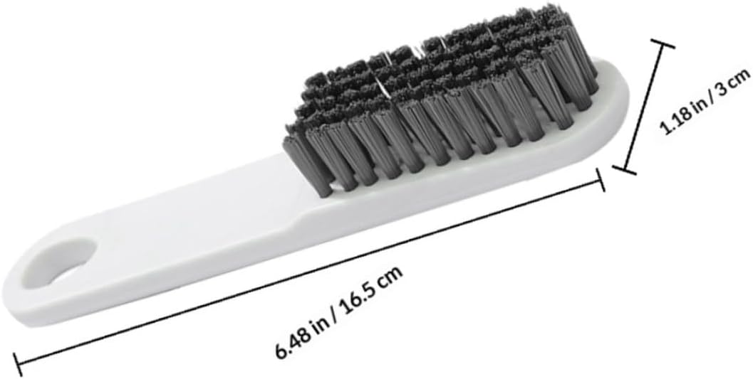 2 Piece Plastic Cleaning Brush for Shoes and Clothes Cuffs