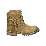  BOTÍN DE Mujer XTI Basic Plano con Cierre DE Cremallera Motorista - para: Mujer Color: Camel Talla: 40