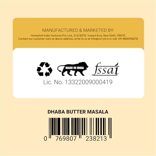 Image of CURRYiT Dhaba Style Butter Masala Curry Paste | Ready to Cook in 15 mins | Make Butter Chicken | Shahi Paneer Masala | Tikka Gravy Masalas | Made with Ghee | No Preservatives 120g