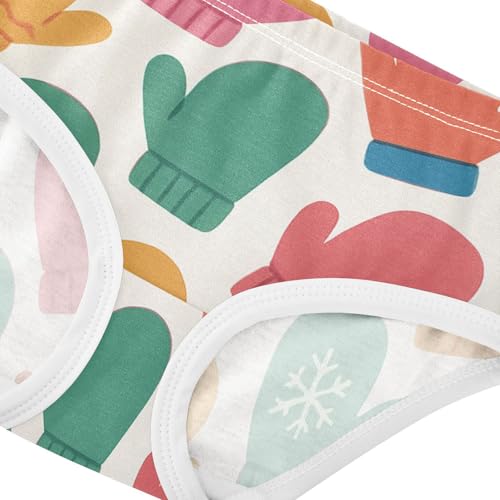 Girls' Panties Training Breathable Underwear for Toddler Girls Mittens Pattern in Sizes 2T,3T, 4T, 5T, 6Y and 8Y4