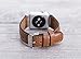 Full Grain Leather Tan Color Band for Apple Watch