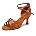 HROYL Scarpe da Ballo Latino Americano Donna in Raso Professionali Scarpe Ballo...