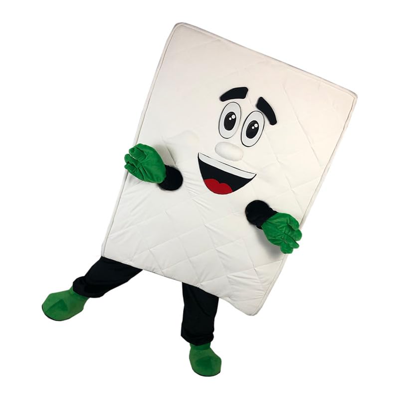 Bed Mattress Mascot Costume Funny Cartoon Fancy Dress