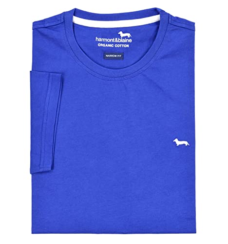 Harmont & Blaine - Uomo Maglia T-Shirt Blu Narrow