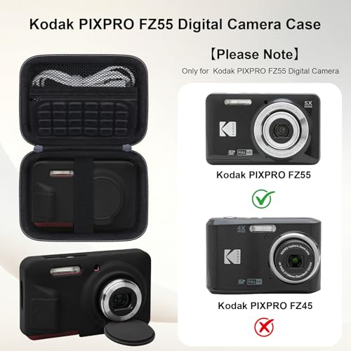 Funda rígida y silicona para cámara Kodak PIXPRO FZ55 miniatura 2
