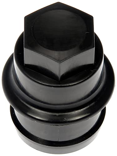 Capuchons de verrouillage de roue Dorman 611-949 noirs pour Chevrolet et GMC | Lot de 10