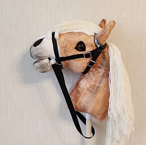 Hobby horse realistic A3 - Haflinger hobbyhorse - Cute toy horse on stick - Image 5