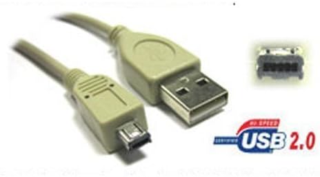 USB2 4 Pin HiRose MP3 Digital Camera Cable 1.8m Lead