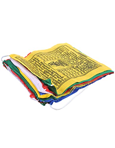 Bandeiras de oração tibetanas ao ar livre, bandeira zen, bandeira budista colorida, bandeiras de cha