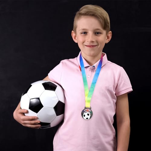 Medallas de fútbol escolares para entregas de trofeos y fiestas deportivas de niños 6