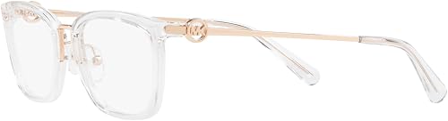 Miniatura 3 de Michael Kors Captiva MK 4054 3105 - Lentes rectangulares de metal transparente 2047in