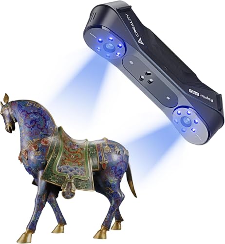 Creality CR-Scan Raptor Pro 3D Scanner for 3D Printing, 22+7 Blue Laser Lines, 30-60fps High Frame...