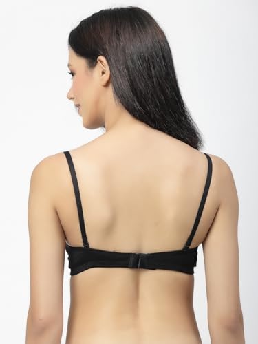 Image of Floret Women's Convertible-Straps T-Shirt Bra Lightly Padded & Non-Wired Medium Coverage Bra