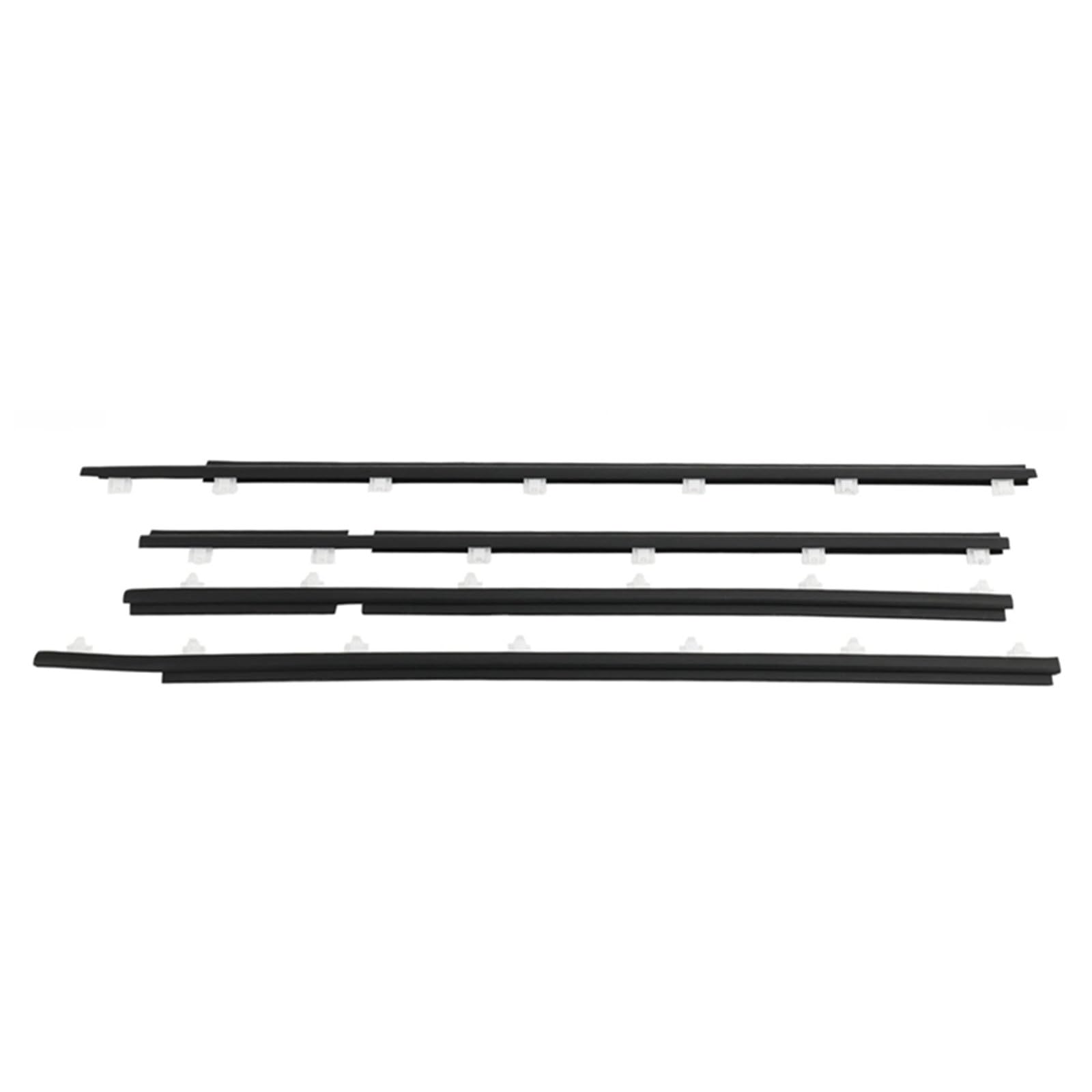 Glilar One Color Automotive Window Seals Compatible With Toyota For Land For Cruiser Fj80 Fzj80 Hzj80 1990-1998 Car Outer Weatherstrip Door Belt Seal 68210-60010 68160-60010