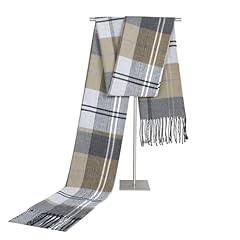 Camel-plaid-with Fringe