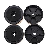 ZQIY 12PCS Speaker Isolation Feet Amplifier 48mm Plastic Shock Absorbing Base Pads Used for Audio CD Subwoofer Repair Nail Rack Furniture Accessories Foot Pads Gold