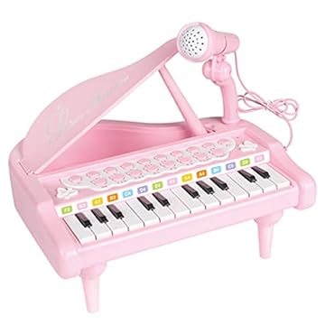 Capa do livro EXCEART Conjunto de Mini Teclado de Piano 1 para Primeiro Aniversário Das Meninas Da Criança de Piano Da Criança Multifuncional Teclado de Piano