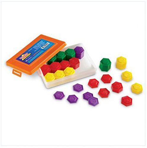 LEARNING RESOURCES 54 PIECE METRIC WEIGHT SET