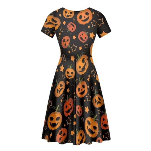 Image of Forchrinse Native Aztec Style Black White Geometric Women's Midi Dress Casual Long Dress Round Neck Swing Dress