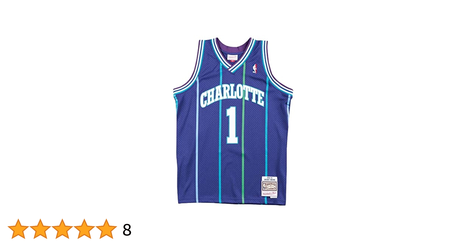 ビンテージ　1990年代　NBA jersey Muggsy Bogues Vintage Muggsy Bogues Charlotte Hornets Champion Jersey 90s