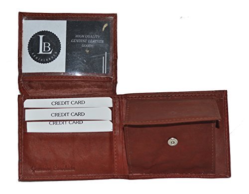 Boys Slim Compact Flap Id and Coin Pocket Bifold Wallet