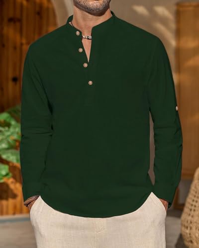 Image of Univibe Men Solid Cotton Blend Straight Kurta Shirt