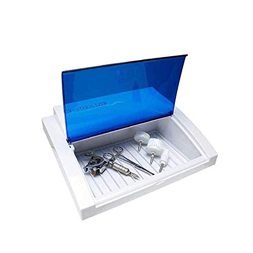 Esterilizador UV, Caja desinfectante de Belleza, Herramienta de Limpieza de Caja de desinfección con luz Ultravioleta para Pinzas de uñas, Pinzas y Cepillo de Dientes de Limpieza