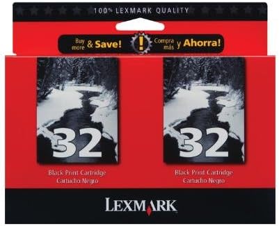 Lexmark 18C0533 Ink Cartridge, 2/Pack, Black - in Retail Packaging