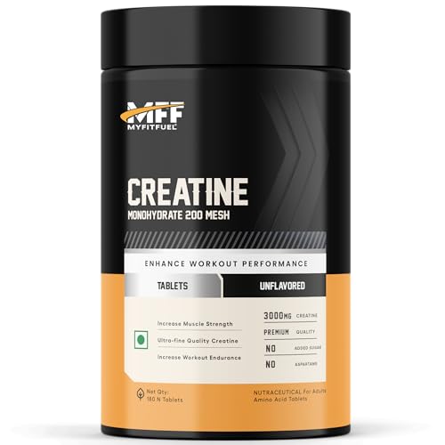 Image of MyFitFuel Creatine Monohydrate 200 mesh (3000 mg) 180 Tablets