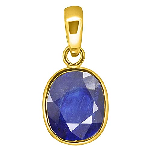 Pendentif saphir bleu neelam d'une qualité A+ exceptionnelle pour homme et femme