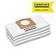 Kärcher Original Vliesfilterbeutel, 4 Stück, WD 1 Compact Battery, Weiß