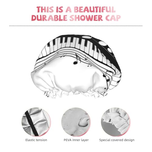 Bonnet de douche imperméable réutilisable pour femme accessoires de bain
