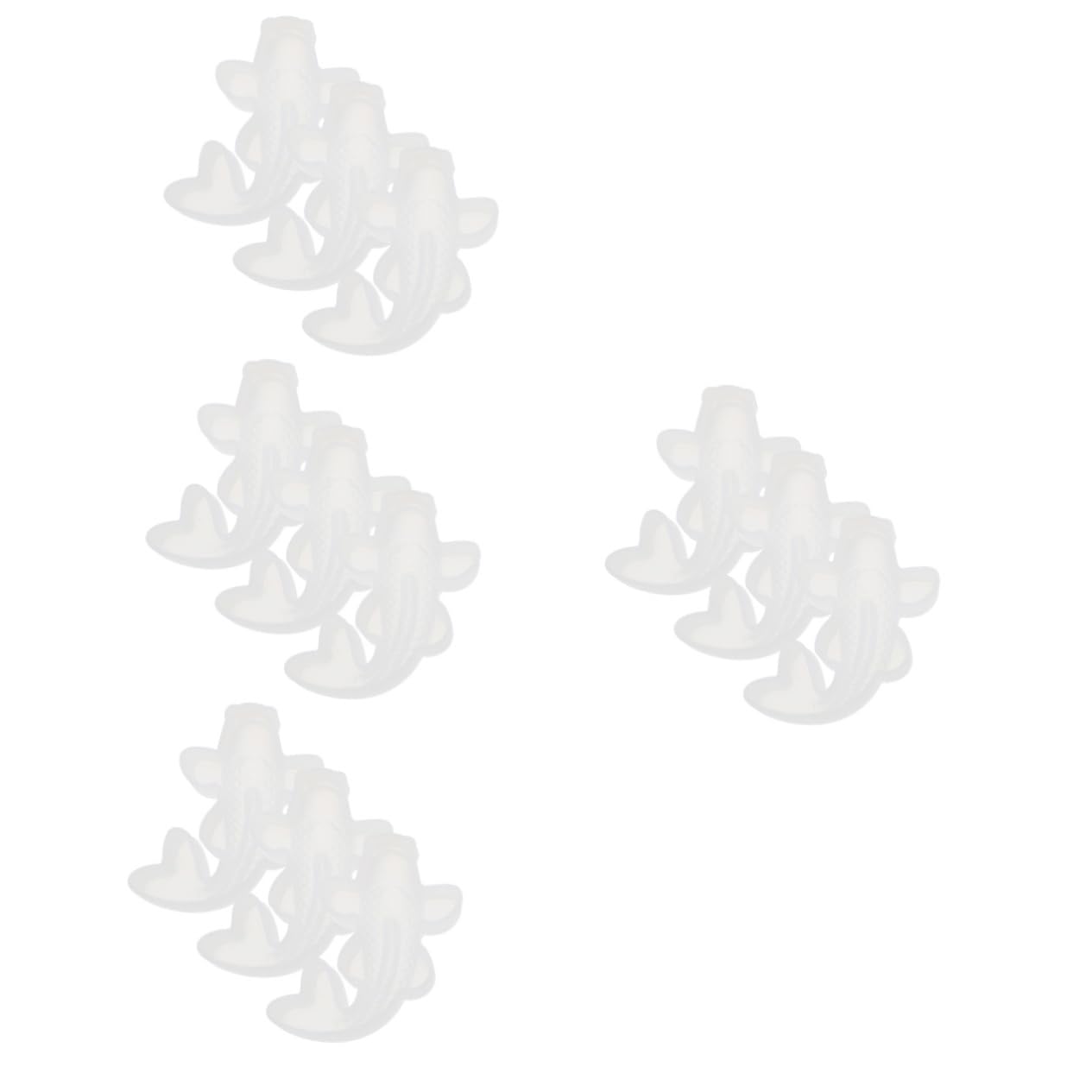 SHINEOFI 12piezas Moldes De Silicona Para Hornear Forma De Herramienta De Repostería Diy Moldes Peces Para Manualidades y Decoración De Postres