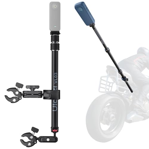 Amazon | Ulanzi VL03 オートバイ バイク ハンドルバー ダブルクランプ