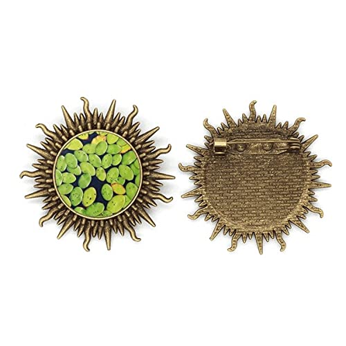 Broche métallique soleil pour illuminer vos tenues de soirée et mariages
