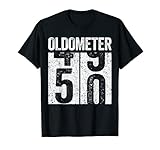 Oldometer 50 T-Shirt 50th Birthday Gift Shirt T-Shirt