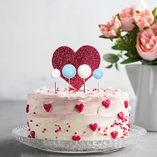 OSALADI 48 Pçs Bolas Topo De Bolo Mini Balões Topos De Bolo Bola De Espuma Cupcake Topos De Bolo Pic