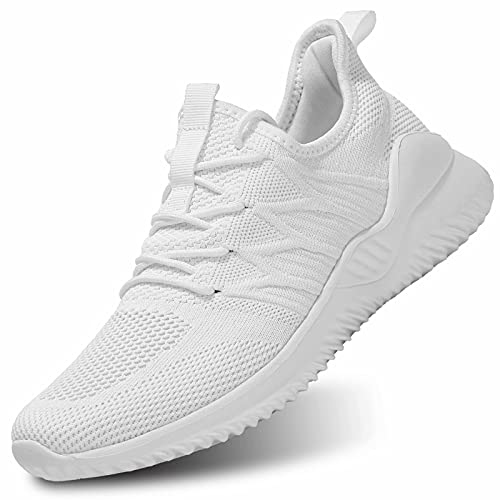 Image of Mens Running Shoes Slip-on Walking Sneakers Lightweight Breathable Casual Soft Sole Trainers