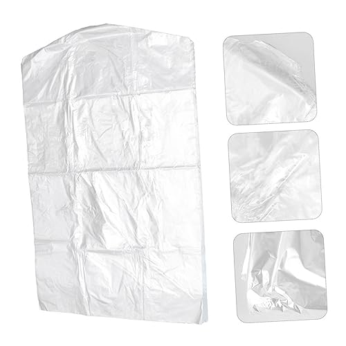MAGICLULU 20pcs Hanging Garment Bags Dry Cleaning Shop Tool for Clothing Dust Covers Storage4