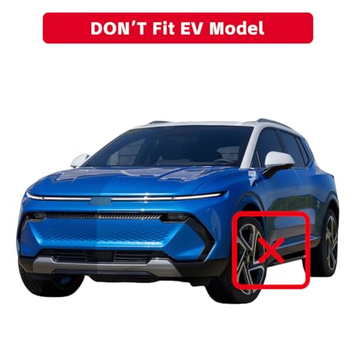 Image of Mud Flaps Compatible with 2025 2026 Chevrolet Equinox Mud Splash Guards Front & Rear SUV Set of 4PCS Black Heavy Duty Fit Equinox LT RS ACTIV MudGuards Exterior Accessories (Don't Fit EV)