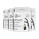 The Humble Co. Natural Dental Floss Picks (200 Count) - Vegan, Eco Friendly, Sustainable Dental...