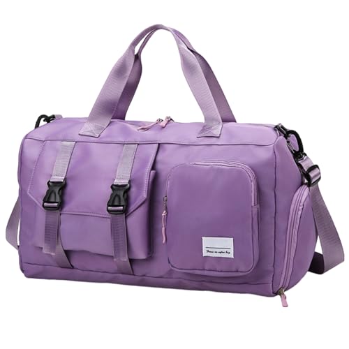 Bolso de Lona para Fitness - Elegante Bolso de Lona para Gimnasio | Bolsa de Viaje pequeña y Ligera de Tela Oxford | Bolsa de Lona Deportiva para Gimnasio | Bolso de Fin de Semana Bolsas de Mano para