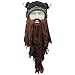 Creative Barbarian Knit Beard Hat Funny Knit Cap Wig Beanie Hats Beard Facemask