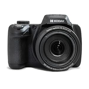 Kodak PIXPRO Astro Zoom AZ528-BK 16 MP Digital Camera with 52x Optical Zoom 24mm Wide Angle Lens 6 fps Burst Shooting 1080P Full HD Video Wi-Fi Connectivity and a 3″ LCD Screen (Black)