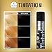 Red by Kiss Tintation Temporary Hair Color Spray, Instant Gray Root Touch Up Coverage, Water-Resistant & Smudge-Proof, Easy Wash Out, Barber & Hairline Touch-Up, Quick-Dry (Jet Black, 2.82 oz)