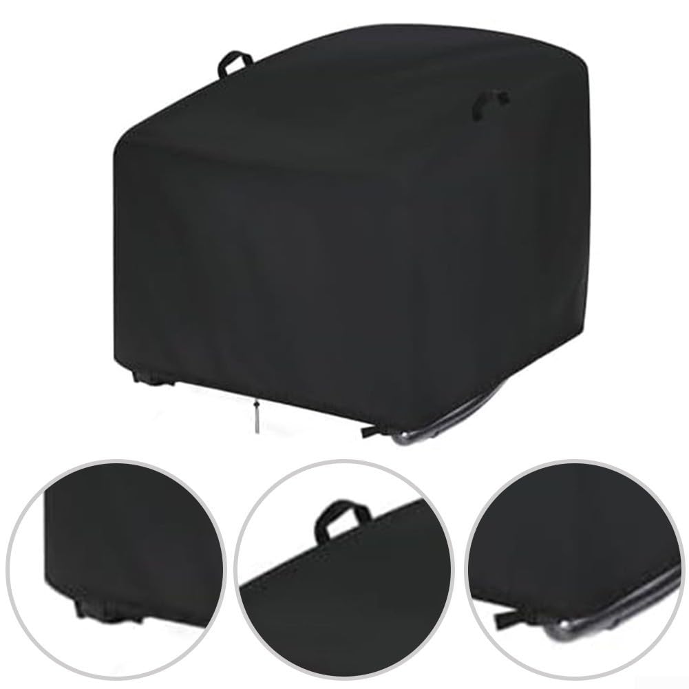 210D Oxford - Funda para silla mecedora de huevos para exteriores con banda elástica, impermeable, resistente a los rayos UV, ajuste cómodo para patio, jardín y sillas de ratán (46 x 38 x 19 pulgadas
