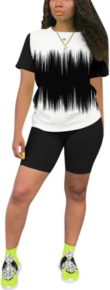 Nimsruc Two Piece Outfits For Women Summer Sweatsuits - Image 2