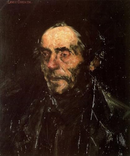 Art Tableau Alter Mann de Lovis Corinth impression d'art sur toile 60x90cm
